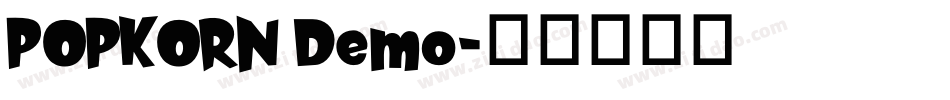 POPKORN Demo字体转换